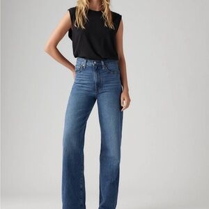 Levi’s rib cage wide leg jeans